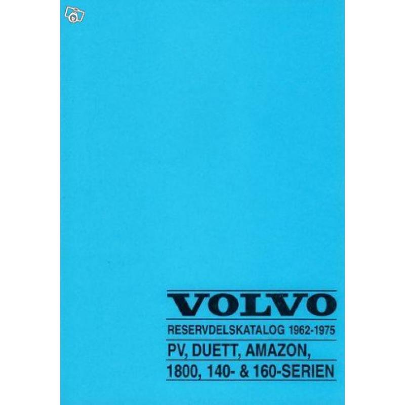 Volvo reservdelskatalog för åren 1962-1975